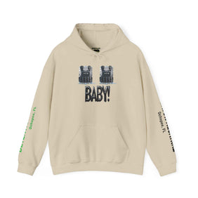 Unisex Heavy Blend™ Hooded, Alligator Alcatraz, Unique Vegan Casual Wear - Gatortraz
