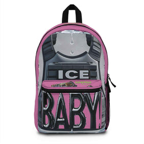 ICE ICE BABY! - Pink Urban Backpack - Alligator Alcatraz Design by Gatortraz - Gatortraz