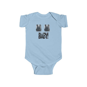 Ice Ice Baby Alligator Alcatraz Onesie - Vegan Gator Stroller Wear - Gatortraz