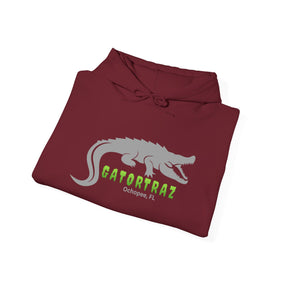 Unisex Heavy Blend™, Alligator Alcatraz, Grey, Hooded Unique Vegan Casual Wear - Gatortraz