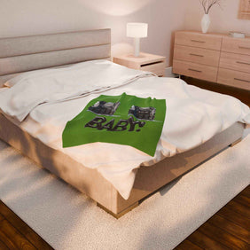 ICE ICE BABY! Alligator Alcatraz Blanket Plush Throw for Home Decor - Gatortraz