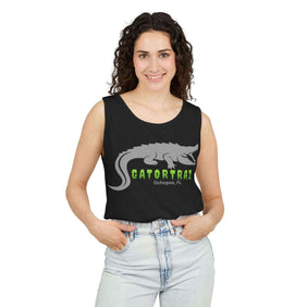 Unisex Alligator Alcatraz Grey Gator Tank-Top Unique Vegan Gator Casual Summer Wear - Gatortraz