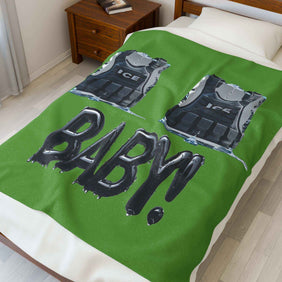 ICE ICE BABY! Alligator Alcatraz Blanket Plush Throw for Home Decor - Gatortraz