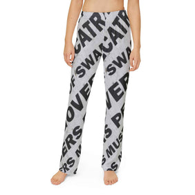 Alligator Alcatraz Sign Kids Lounge Pants | X/S Relaxed Fit Pajama Pants for Kids - Gatortraz