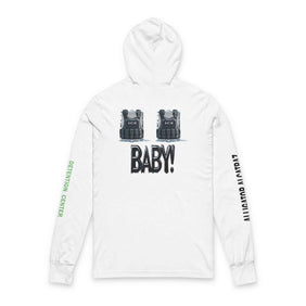 ICE ICE BABY, Alligator Alcatraz, Hooded Unique Vegan Gator Casual Everyday Wear - Gatortraz