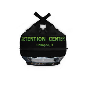 Black Urban Backpack - ICE ICE BABY Alligator Alcatraz Design - Gatortraz