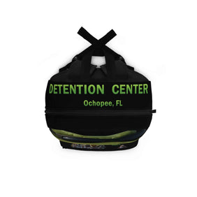 Black Urban Backpack - Agent Gardo Alligator Alcatraz Design - Gatortraz