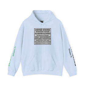 Unisex Heavy Blend™, Alligator Alcatraz Sign, Vegan Casual Wear, Statement Wear - Gatortraz