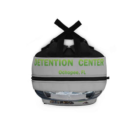 Grey Urban Backpack - ICE ICE BABY Alligator Alcatraz Design - Gatortraz