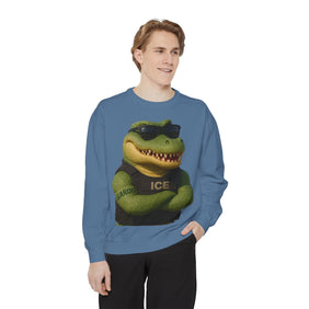 Unisex, Agent Gardo, Alligator Alcatraz, Sweatshirt, Vegan Gator Casual Streetwear, Trendy Climate Friendly Sweatshirt, Gift for Law Abiding Lovers, Perfect for Deportation, Comfort Wear for Bunk time! - Gatortraz