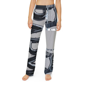 ICE ICE BABY!, Alligator Alcatraz, X/S, Grey Kids Lounge Pants for the Bunk | Relaxed Fit Pajama Pants, Comfortable Playwear, Gifts for Boys and Girls, Unique Gift for Law Abiding kids, Deportation Wear for Little Alligator Alcatraz Detainees - Gatortraz