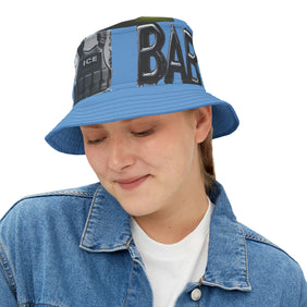 Alligator Alcatraz, ICE ICE BABY Blue Bucket Hat - Unique Vegan Outdoor Accessory