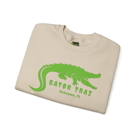 Green Alligator Alcatraz crewneck sweatshirt - unique comfort design - Gatortraz merch