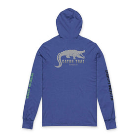 Agent Gardo, Unisex Hooded, Alligator Alcatraz, Grey Unique Vegan Gator Casual Everyday Wear, Law Abiding Gifts, Cool Weather Apparel, Trendy Deportation Statement Piece