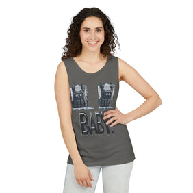 Unisex Tank Top, ICE ICE BABY!  Alligator Alcatraz, Unique Vegan Gator Casual Summer Wear, Law Abiding Gifts, Environmentally Friendly Ventilation Style Top, Road Trip Essentials, Trendy Deportation Statement Wear - Gatortraz