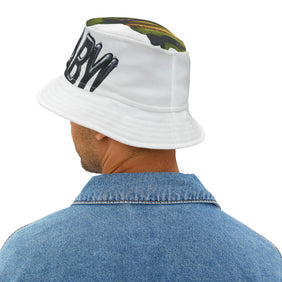 ICE ICE BABY White Bucket Hat – Alligator Alcatraz, X/S, Unique Vegan Law-Abiding Accessory, Perfect for Swampy Adventures,  Gifting, Activities