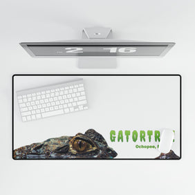 On Patrol, Gatortraz, Desk Mat, Gatortraz Custom Mouse Pad for Home Office, Animal-Inspired Desk Accessory, Unique Gift for Nature Lovers, Fun - Gatortraz