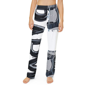 ICE ICE BABY!, Alligator Alcatraz, X/S, White Kids Lounge Pants for the Bunk | Relaxed Fit Pajama Pants, Comfortable Playwear, Gifts for Boys and Girls, Unique Gift for Law Abiding kids, Deportation Wear for Little Alligator Alcatraz Detainees - Gatortraz