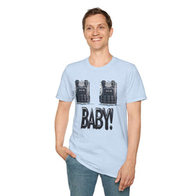 Unisex, ICE ICE BABY, Alligator Alcatraz, Tee Fun Graphic T-Shirt, Ideal Gift for Tourists, Unique Vegan Gator Souvenir, Perfect for Deportation, Summer Apparel
