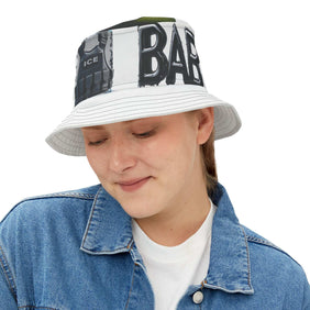 ICE ICE BABY!, Alligator Alcatraz, X/S, White Bucket Hat – Unique Vegan Law-Abiding Accessory, Perfect for Swampy Summer Adventures, Festivals, Beach Days, Gifting, Outdoor Deportation Activities