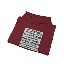 Unisex Heavy Blend™, Alligator Alcatraz Sign, Vegan Casual Wear, Statement Wear - Gatortraz
