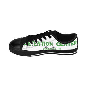 Alligator Alcatraz Sign, X/S, Womens Sneakers, Unique Gatortraz Design, Unique Vegan Law Abiding Statement, Trendy Outerwear, Streetwear Style, Perfect Gift for Self-Deportations - Gatortraz