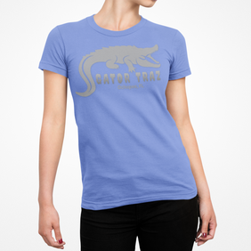 Unisex, Alligator Alcatraz, Grey Short Sleeve Tee, Vegan Gator Casual Streetwear, Vintage Graphic Shirt, Gift for Law Abiding Lovers, Perfect for Deportation, Comfort Wear - Gatortraz