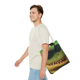 Agent Gardo, Alligator Alcatraz, X/S, Tote Bag | Unique Gift Law Abiding Lovers, Perfect for Travelers, Beach Days, Books, Shopping, Self Deporting - Gatortraz