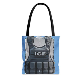 ICE ICE BABY!, Alligator Alcatraz, XS, Tote Bag | Unique Gift Law Abiding Lovers, Perfect for Travelers, Beach Days, Books, Shopping, Self Deporting - Gatortraz
