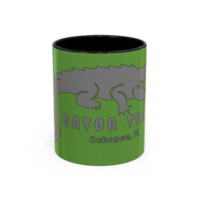 Alligator Alcatraz, Grey Unique Vegan Gator Mug, Fun 11oz & 15oz Coffee Mug, For Law-Abiding Lovers, Great Deportation Gift, Eco-Friendly Mug, Unique Gatortraz.net Design - Gatortraz