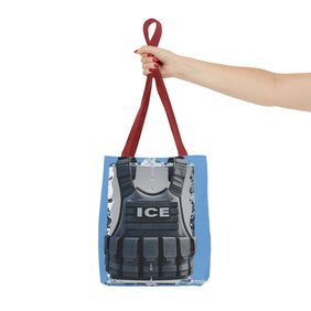 ICE ICE BABY!, Alligator Alcatraz, XS, Tote Bag | Unique Gift Law Abiding Lovers, Perfect for Travelers, Beach Days, Books, Shopping, Self Deporting - Gatortraz