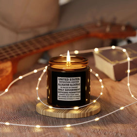 Alligator Alcatraz Sign, Aromatherapy Soy Candle - Alcatraz Inspired Scented Candle, Handmade, Eco-Friendly Decor, Gifts for Him/Her, Unique Home Fragrance