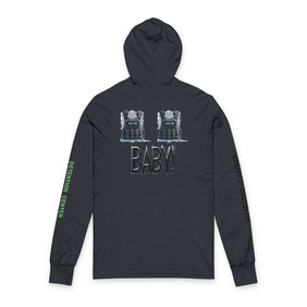 ICE ICE BABY!, Alligator Alcatraz, Hooded Unique Vegan Gator Casual Everyday Wear, Law Abiding Gifts, Cool Weather Apparel, Trendy Deportation Statement Piece