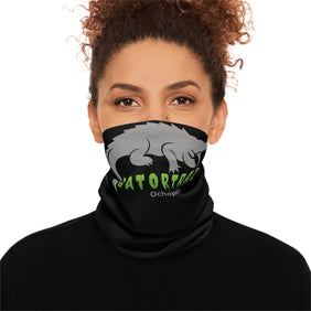 Alligator Alcatraz, Winter Drawstring Neck Gaiter, Warm Vegan Law-Abiding Statement, Winter Accessory, Unique Gift for Ice Fishing Lovers, Sports Gaiter, Trendy Streetwear Hat, Winter Fashion for Chilly Dusty Deportations, Horse & Bike Riders, On Patrol - Gatortraz