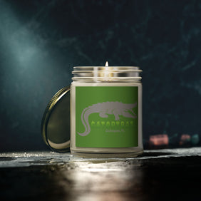 Alligator Alcatraz, Grey Coconut Apricot Scented Candle | Relaxing Home Decor, Gifts for Her, Eco or Vegan Gator Friendly Decor, Aromatherapy, Handmade Candle - Gatortraz