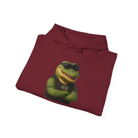 Unisex Heavy Blend™ Hooded, Alligator Alcatraz, Unique Vegan Casual Wear - Gatortraz