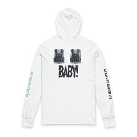 ICE ICE BABY!, Alligator Alcatraz, Hooded Unique Vegan Gator Casual Everyday Wear, Law Abiding Gifts, Cool Weather Apparel, Trendy Deportation Statement Piece - Gatortraz
