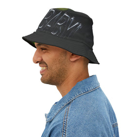ICE ICE BABY Black Bucket Hat Alligator Alcatraz, X/S, – Unique Law-Abiding Accessory, Perfect for Gifting, Outdoor Deportation Activities