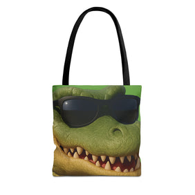 Agent Gardo, Alligator Alcatraz, X/S, Tote Bag | Unique Gift Law Abiding Lovers, Perfect for Travelers, Beach Days, Books, Shopping, Self Deporting - Gatortraz