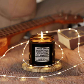 Alligator Alcatraz Sign Aromatherapy Candle – Escape into Ultimate Relaxation - Gatortraz