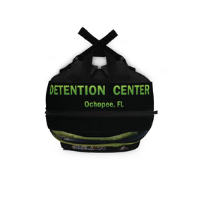 Agent Gardo, Alligator Alcatraz, X/S, Black Urban Backpack for Trendy Self- Deporting Individuals, Gatortraz Design, Perfect for School, Travel, Gifts, Everyday Use - Gatortraz