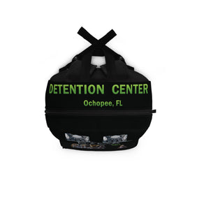 Black bag with 'DETENTION CENTER Ochopee, FL' text on a white background