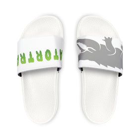 Alligator Alcatraz Sign, Youth Sandals, Stylish Comfort for Kids, Summer Footwear, Vacation Essentials, Trendy Pool Slides, Perfect for Playtime